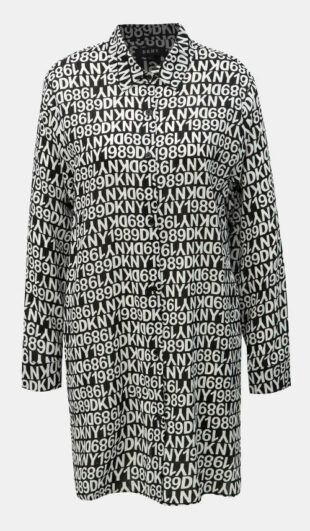 Voľná dámska nočná košeľa s nápismi DKNY