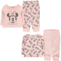 Ružové dievčenské pyžamo Disney Minnie Mouse
