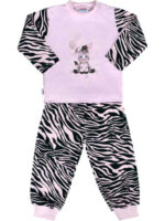 Detské pyžamo zebra s roztomilým obrázkom zebry