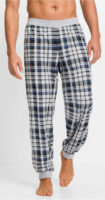 Kockované pánske pyžamové nohavice