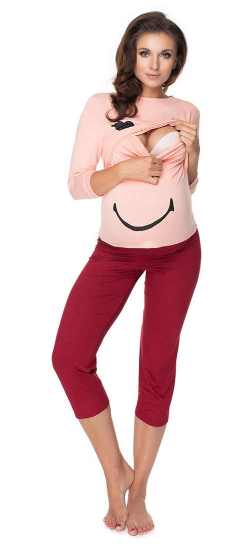 Moderné pyžamo pre tehotné a dojčiace ženy