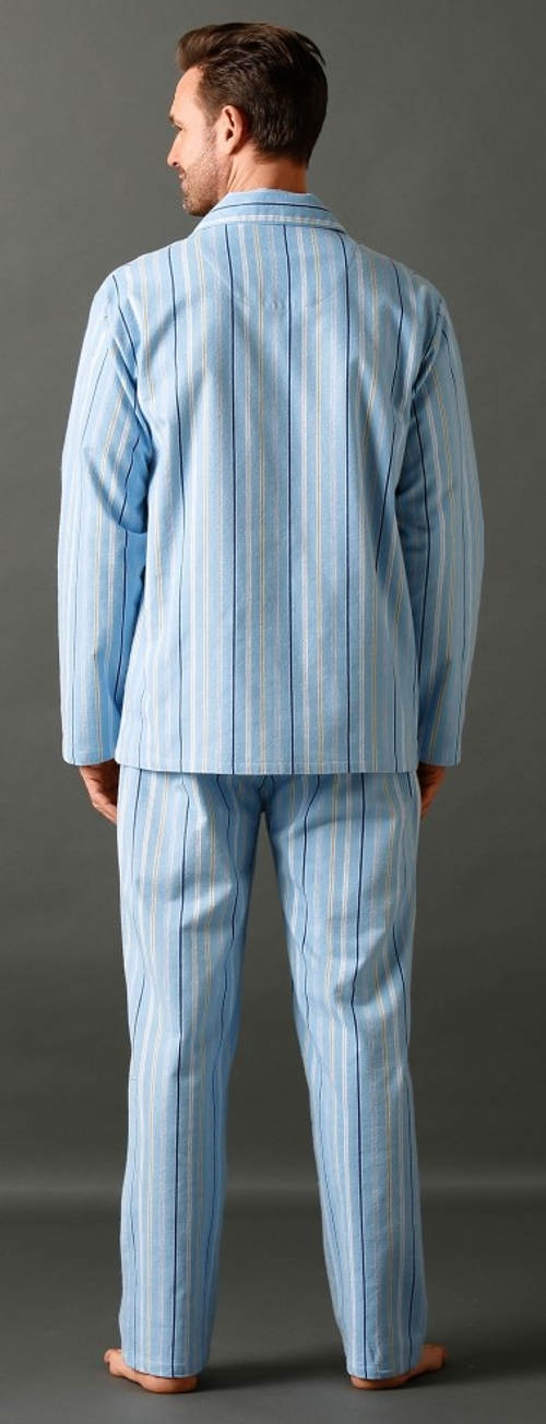 Klasické pruhované pánske pyžamo