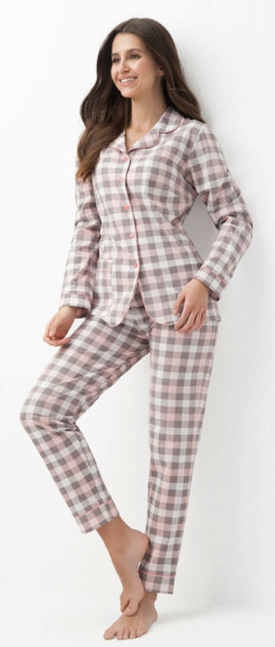 Dámske kockované pyžamo