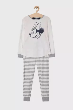 Detské bavlnené dlhé pyžamo s obrázkom Minnie