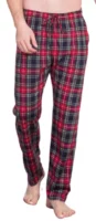 Pánske kockované pyžamové nohavice Vienetta Secret Simon
