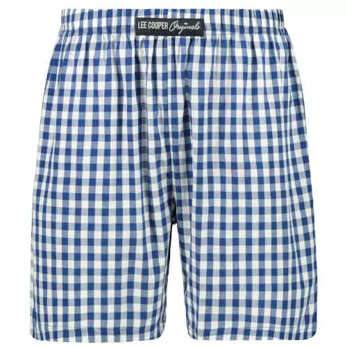 Pyžamové šortky s kockovaným vzorom
