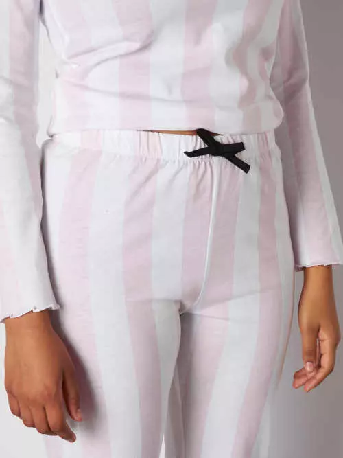 Pyžamové nohavice s mašľou v páse