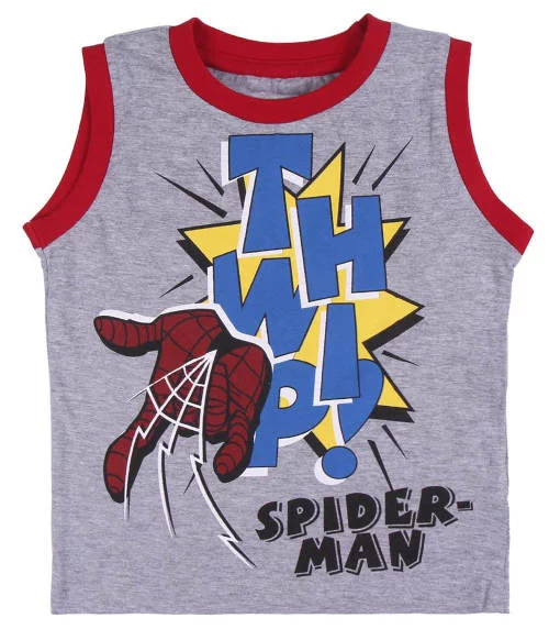 Chlapčenské pyžamo bez rukávov Spiderman